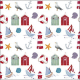 Papírszalvéta 25x25 cm 20db-os tengeri mintás Nautical items