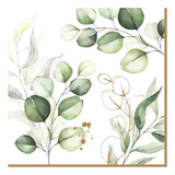 Papírszalvéta 33x33cm Botanique 20db-os levél mintás