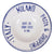 Tányér, étkészlet Olasz tészta kínáló porcelán tányér kék Ø 28 cm