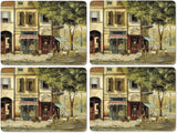 Pimpernel parafa tányéralátét Vintage Paris 40X30 cm 4 db