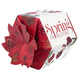 Pipacsos porcelán bögre szűrővel – 400 ml – piros díszdobozos