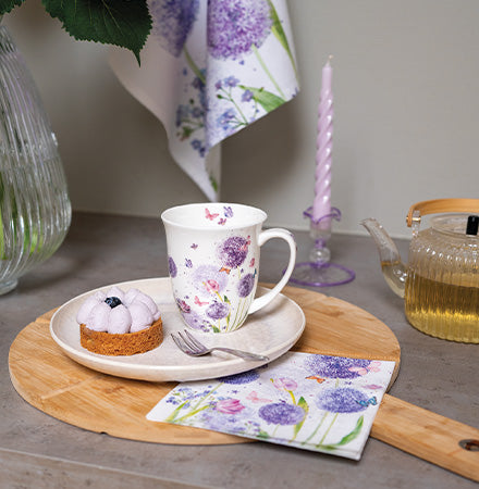 Bögre Pllangós tavaszi virágos porcelán bögre 400 ml Flower beauty