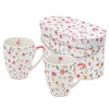 Bögre Porcelán bögre 2 db szett díszdobozban Oh Happy Day