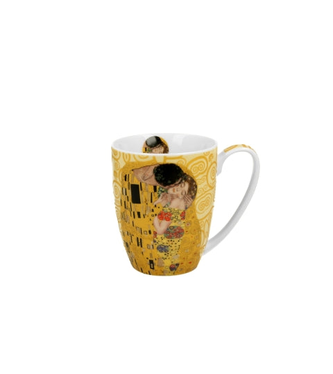 Porcelán bögre 360 ml díszdobozban Gustav Klimt A Csók világos