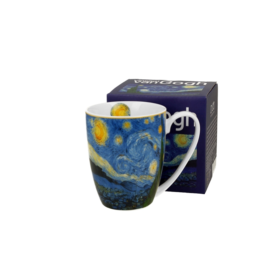 Porcelán bögre 360 ml díszdobozban Van Gogh Csillagos Éj