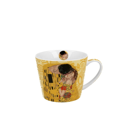 Porcelán bögre 600 ml díszdobozban Gustav Klimt A Csók ekrü