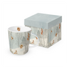 Bögre Porcelán bögre mókus téli erdőben
