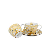 Porcelán csésze 270 ml 2 személyes díszdobozban Gustav Klimt Életfa