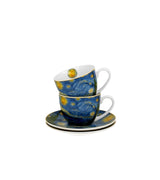 Porcelán csésze 270 ml 2 személyes díszdobozban Van Gogh Csillagos Éj