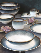 Porcelán desszertes tányér 21 cm kék Easy Life NUANCES Blue