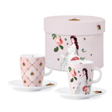 Bögre Porcelán eszpresszó csésze díszdobozban Sisi hercegnő 2 db szett