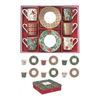 Teáskanna Porcelán eszpresszó kávés csésze szett 6 személyes Coffee Mania Christmas Joy