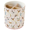 Evőeszköztartó Porcelán evőeszköztartó kakasos Country Life