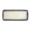 Porcelán hosszúkás asztali kínáló tál 36x16 cm kék Easy Life NUANCES Blue