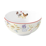 Tálka Porcelán kakasos tálka 12 cm Country Life