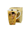 Porcelán nagy bögre 650 ml díszdobozban Gustav Klimt A Csók