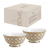 Tálka Porcelán tálka 2 db szett 11 cm Decó Pozzi Milano