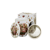 Bögre Pünkösdi rózsa mintás porcelán teás bögre szűrővel díszdobozban