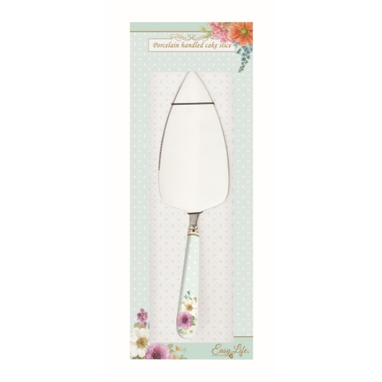 Evőeszköz Rozsdamentes acél süteményes lapát virágos Cottage Flowers