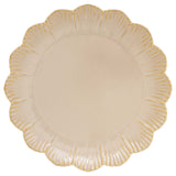 Tányér, étkészlet Rusztikus porcelán desszertes tányér Fleuri Terracotta