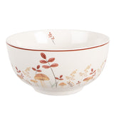 Őszi gomba mintás Porcelán tálka 14 cm 500 ml Little Fall