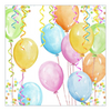 Szalvéta Színes lufis Papírszalvéta 33x33 cm Baloon Party