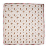 Karácsonyi pamut asztalterítő 100x100 cm Classic Gingerbread Magic
