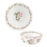 Porcelán nagy mély kínáló tál 23 cm – Rózsa mintás Chant des Roses