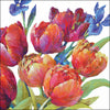 Szalvéta Tavaszi tulipános papírszalvéta 33x33 cm Tulips of joy
