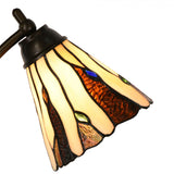 Asztali lámpa Tiffany asztali lámpa Ø 27x51 cm bézs
