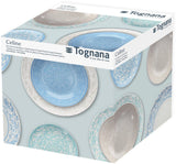 18 részes porcelán étkészlet – több színű Tognana Celine