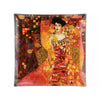 Tányér, étkészlet Üvegtányér Klimt Adele Bloch 25x25 cm