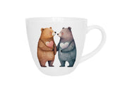 Bögre, csésze Valentin napi porcelán bögre maci pár 460 ml