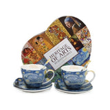 Van Gogh Csillagos éj porcelán csésze aljjal, kanállal szett - 250 ml - díszdobozos