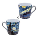 Bögre Van Gogh Csillagos éj porcelán espresso kávés csésze aljjal készlet - 2 személyes - díszdobozban