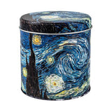 Bögre Van Gogh Csillagos éj porcelán teás bögre fémszűrővel szilikon tetővel - fémdobozos