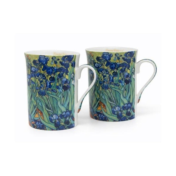 Van Gogh Íriszek porcelán bögre szett 300 ml - szív díszdobozos