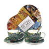 Van Gogh Íriszek porcelán csésze aljjal, kanállal szett - 250 ml - díszdobozos