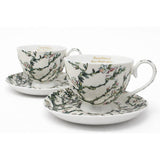 Van Gogh Mandulavirágzás porcelán cszésze aljjal szett - 250 ml fehér hátterű - díszdobozos