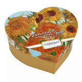 Bögre, csésze Van Gogh Napraforgók porcelán bögre szett szív alakú díszdobozban - CARMANI