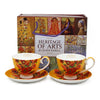 Van Gogh Napraforgók porcelán csésze aljjal szett 250 ml - füles díszdobozos