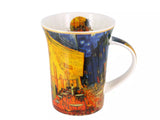 Bögre, csésze Van Gogh porcelán bögre díszdobozban 350 ml Kávéház éjjel