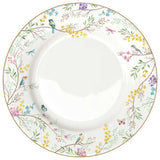 Étkészlet Vintage porcelán lapostányér Birds Melody