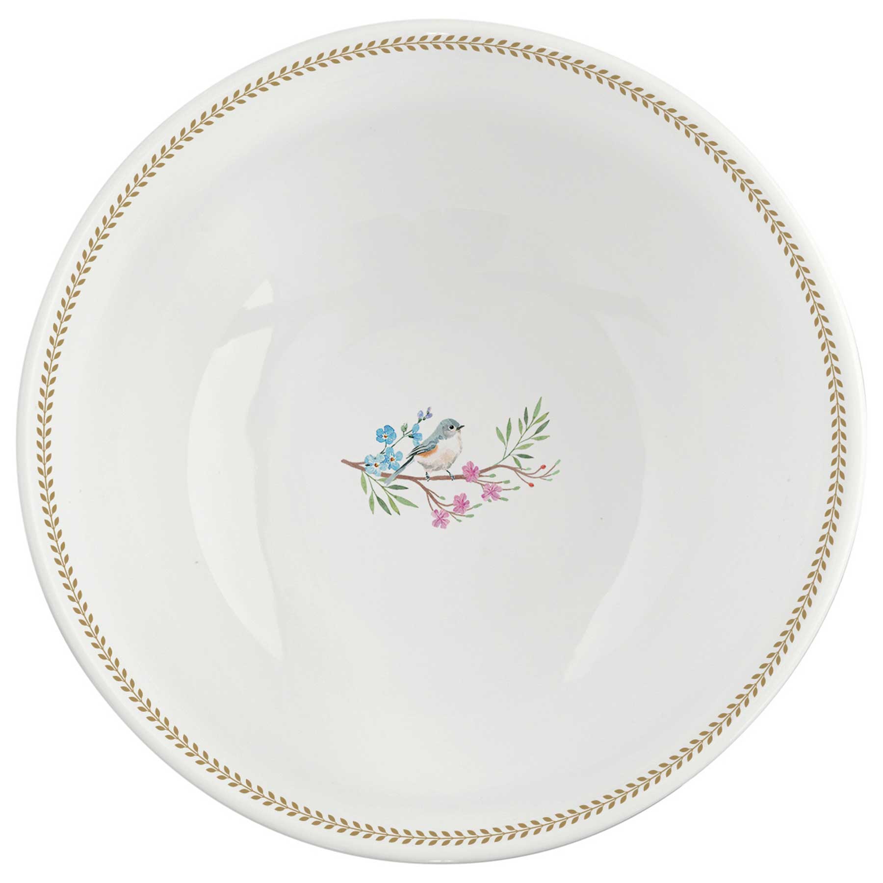 Tálka Vintage porcelán nagy tál 23 cm Birds Melody