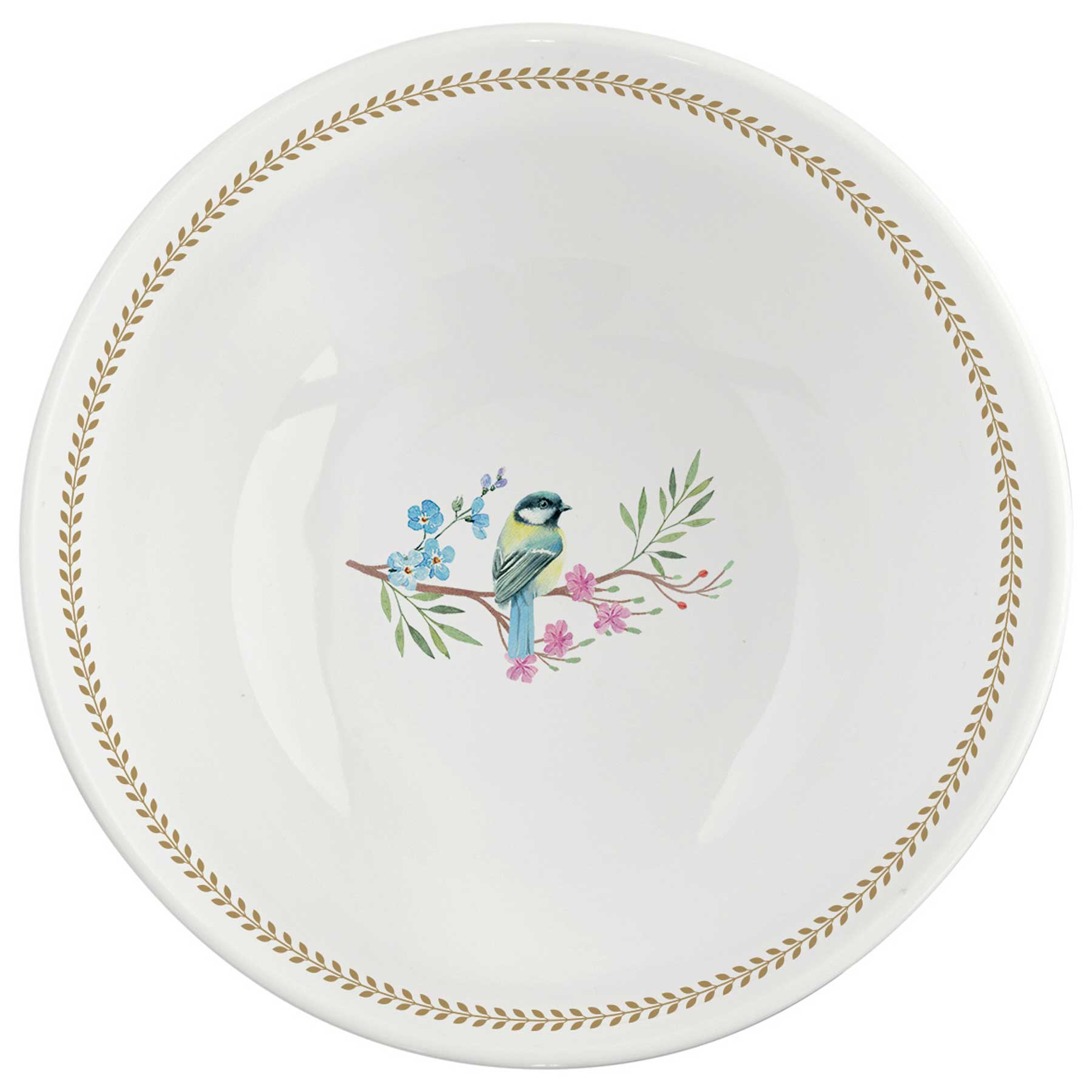 Tálka Vintage porcelán tál 15 cm Birds Melody