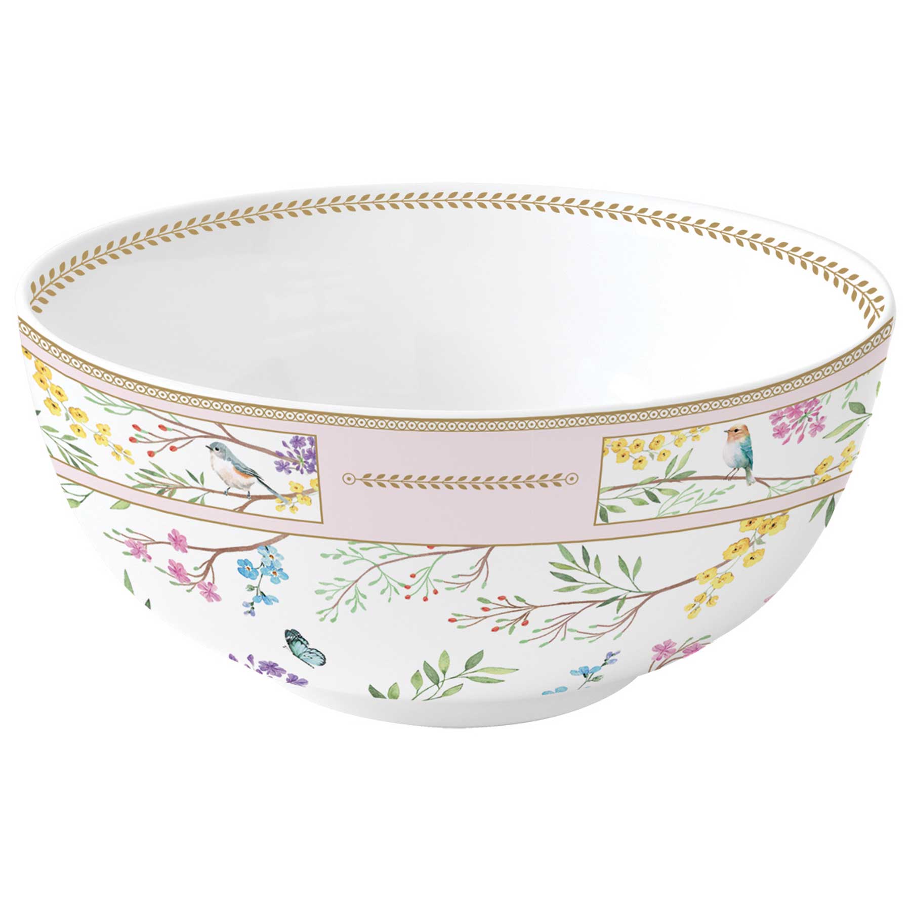 Tálka Vintage porcelán tál 15 cm Birds Melody