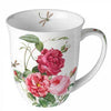 Bögre Vintage virágos porcelán bögre Amber