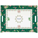 Tálca Virágos Műanyag nagy tálca 52x37 cm Botanic Chic