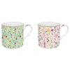 Bögre Virágos porcelán bögre szett 2 db Coffee Mania Meadow Flowers