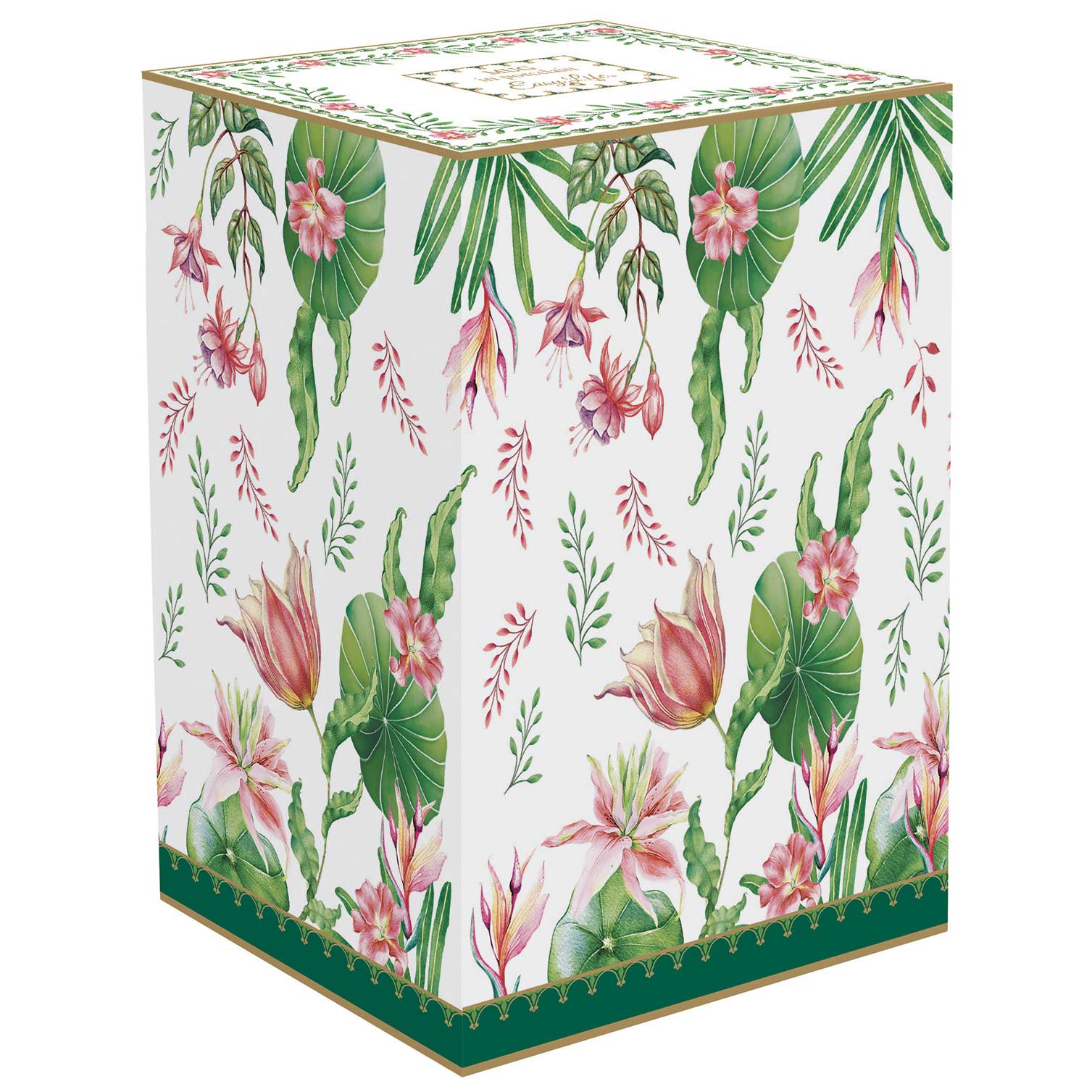Bögre Virágos porcelán nagy bögre 600 ml díszdobozban Botanic Chic